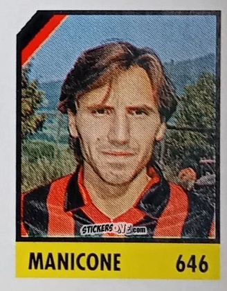 Sticker Manicone - Micro Calcio Campionato 1990-1991 n. 646 - Vallardi