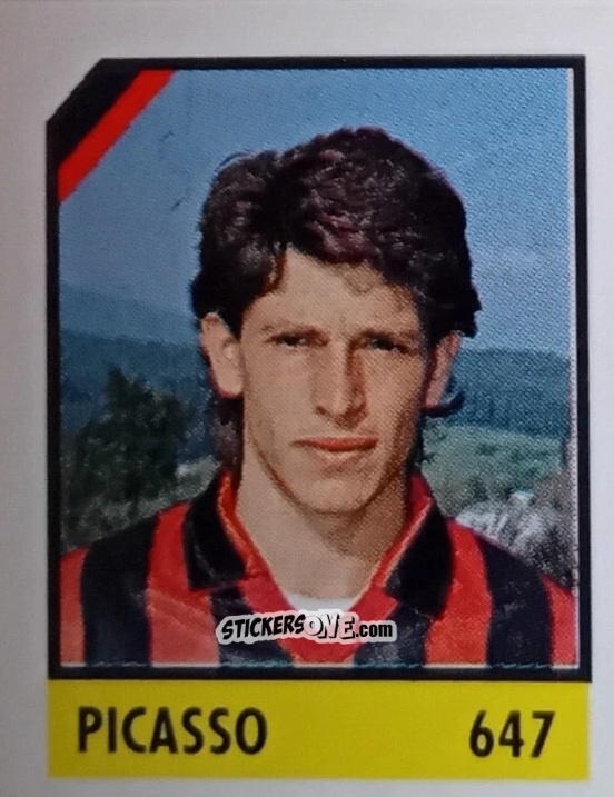 Cromo Picasso - Micro Calcio Campionato 1990-1991 n. 647 - Vallardi
