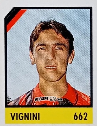 Cromo Vignini - Micro Calcio Campionato 1990-1991 n. 662 - Vallardi