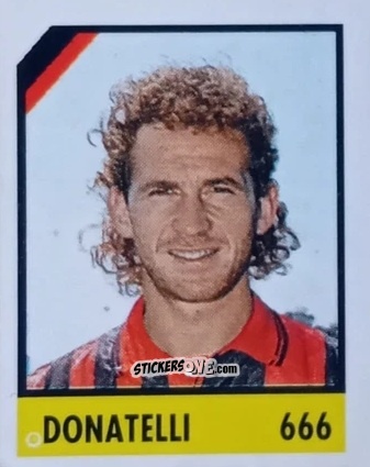 Cromo Donatelli - Micro Calcio Campionato 1990-1991 n. 666 - Vallardi