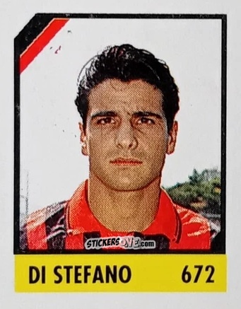Cromo Di Stefano - Micro Calcio Campionato 1990-1991 n. 672 - Vallardi