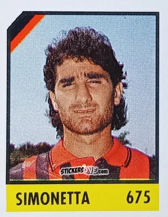 Cromo Simonetta - Micro Calcio Campionato 1990-1991 n. 675 - Vallardi