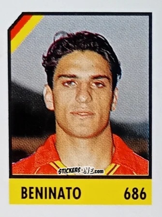 Sticker Beninato - Micro Calcio Campionato 1990-1991 n. 686 - Vallardi