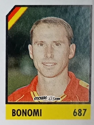 Sticker Bonomi - Micro Calcio Campionato 1990-1991 n. 687 - Vallardi