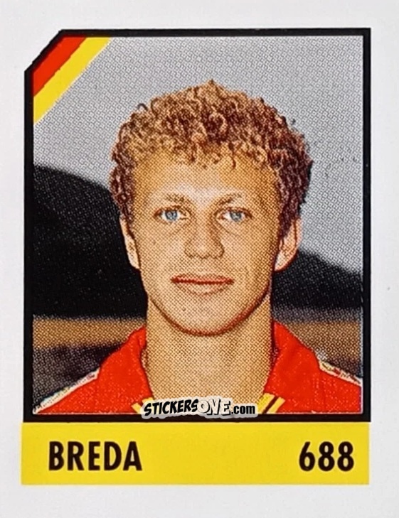 Sticker Breda - Micro Calcio Campionato 1990-1991 n. 688 - Vallardi