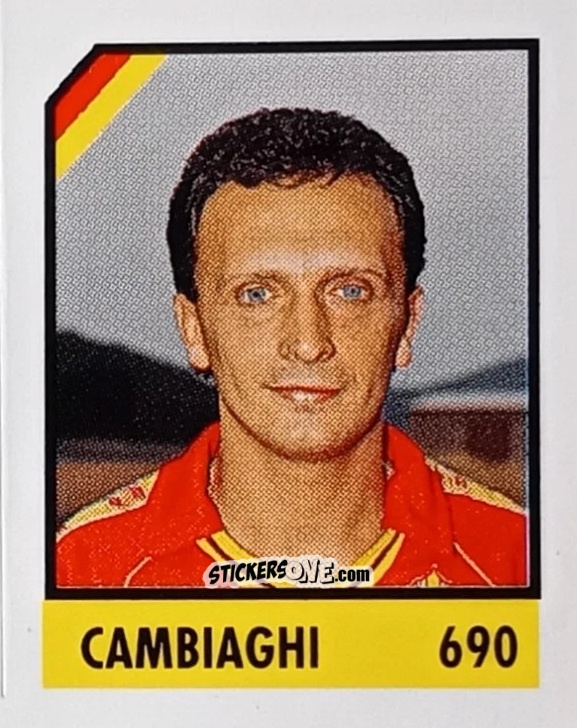 Sticker Cambiaghi - Micro Calcio Campionato 1990-1991 n. 690 - Vallardi