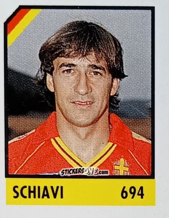 Sticker Schiavi - Micro Calcio Campionato 1990-1991 n. 694 - Vallardi