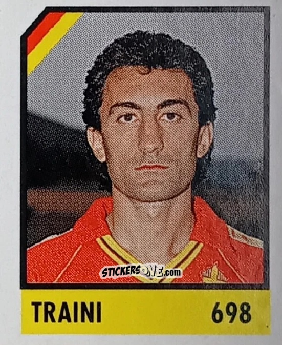 Sticker Traini - Micro Calcio Campionato 1990-1991 n. 698 - Vallardi