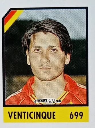 Sticker Venticinque - Micro Calcio Campionato 1990-1991 n. 699 - Vallardi