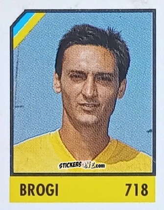 Sticker Brogi - Micro Calcio Campionato 1990-1991 n. 718 - Vallardi