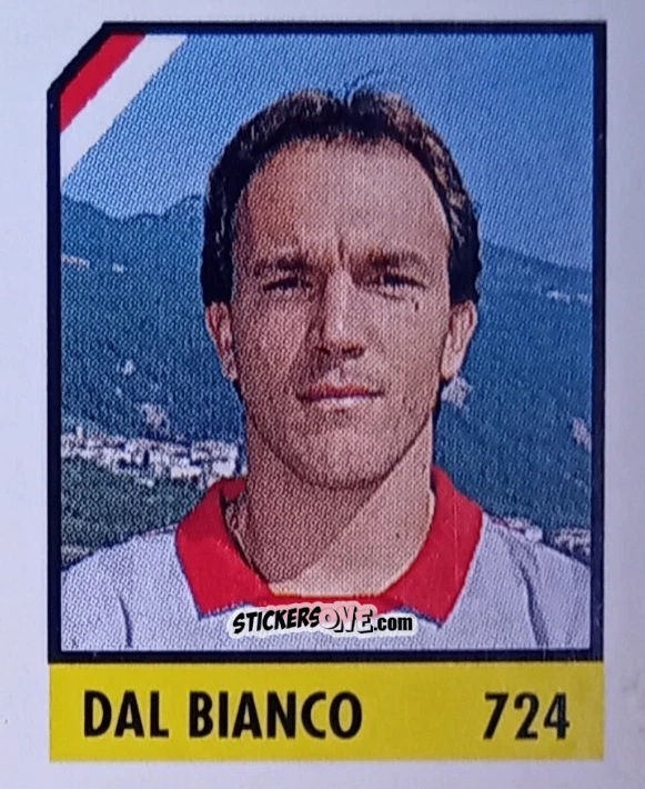 Sticker Dal Bianco - Micro Calcio Campionato 1990-1991 n. 724 - Vallardi