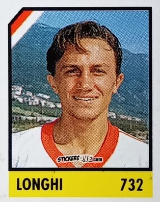 Sticker Longhi - Micro Calcio Campionato 1990-1991 n. 732 - Vallardi