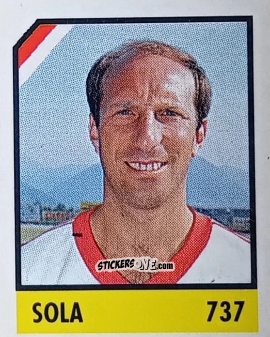 Sticker Sola - Micro Calcio Campionato 1990-1991 n. 737 - Vallardi