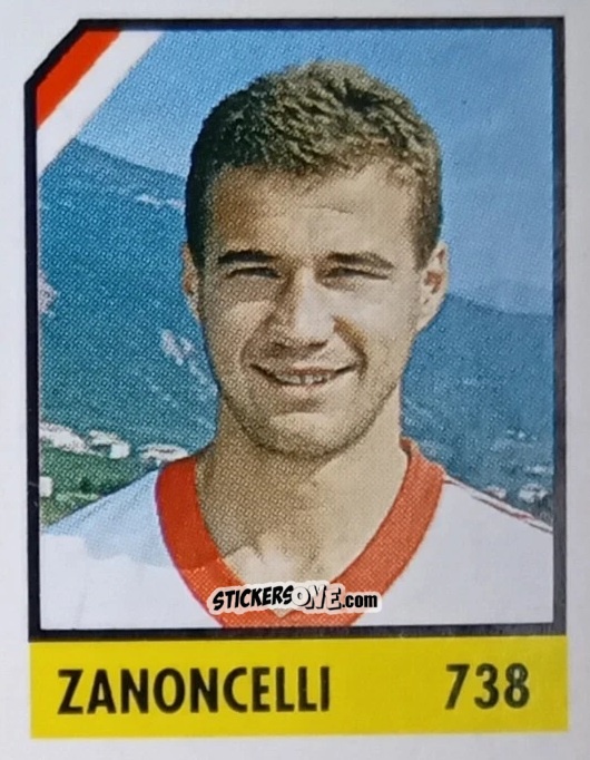 Figurina Zanoncelli - Micro Calcio Campionato 1990-1991 n. 738 - Vallardi