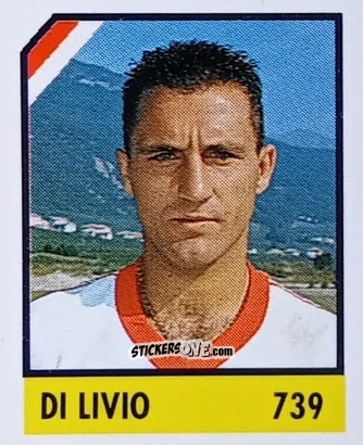 Cromo Di Livio - Micro Calcio Campionato 1990-1991 n. 739 - Vallardi