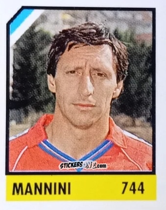 Cromo Mannini - Micro Calcio Campionato 1990-1991 n. 744 - Vallardi