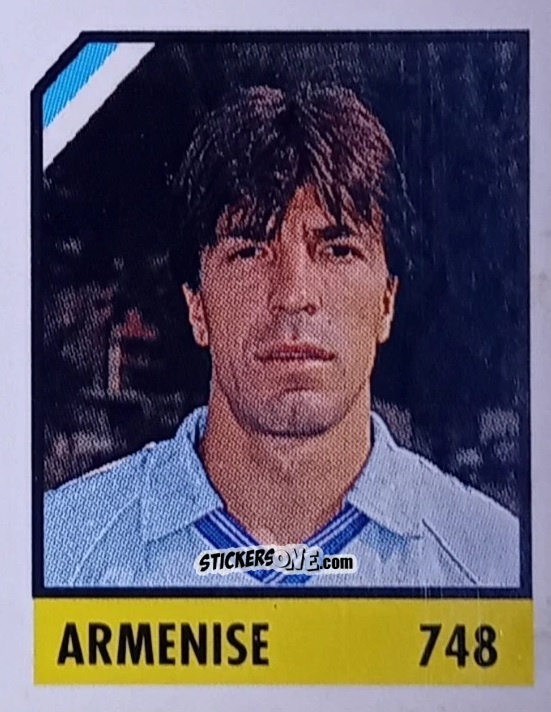 Sticker Armenise - Micro Calcio Campionato 1990-1991 n. 748 - Vallardi
