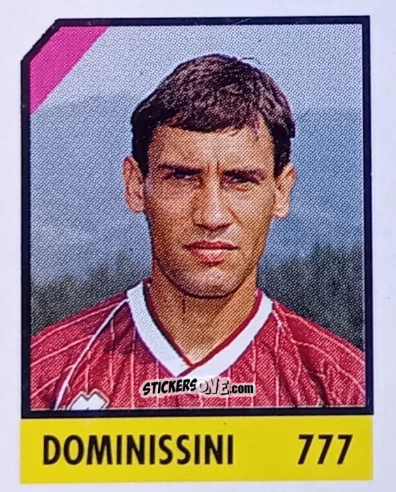 Sticker Dominissini - Micro Calcio Campionato 1990-1991 n. 777 - Vallardi