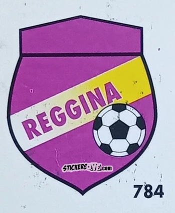 Cromo Stemma Reggina - Micro Calcio Campionato 1990-1991 n. 784 - Vallardi