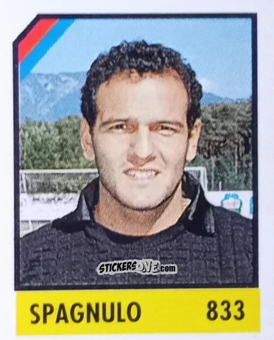 Sticker Spagnulo - Micro Calcio Campionato 1990-1991 n. 833 - Vallardi