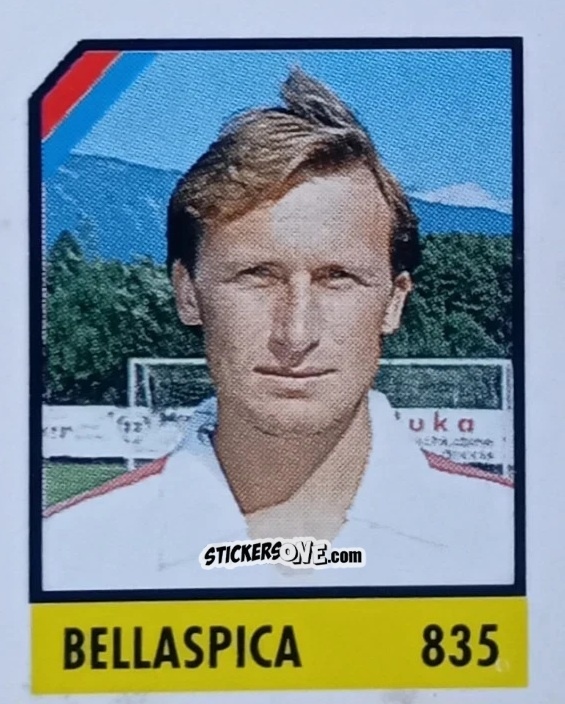Sticker Bellaspica - Micro Calcio Campionato 1990-1991 n. 835 - Vallardi