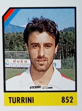 Figurina Turrini - Micro Calcio Campionato 1990-1991 n. 852 - Vallardi