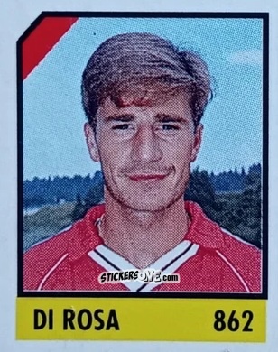 Sticker Di Rosa - Micro Calcio Campionato 1990-1991 n. 862 - Vallardi