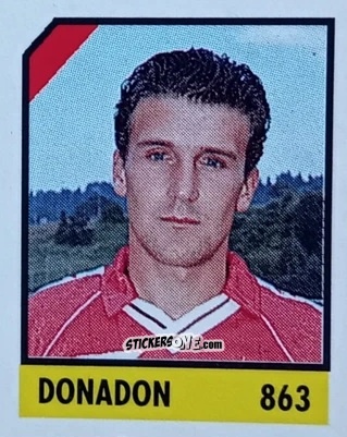 Sticker Donadon - Micro Calcio Campionato 1990-1991 n. 863 - Vallardi