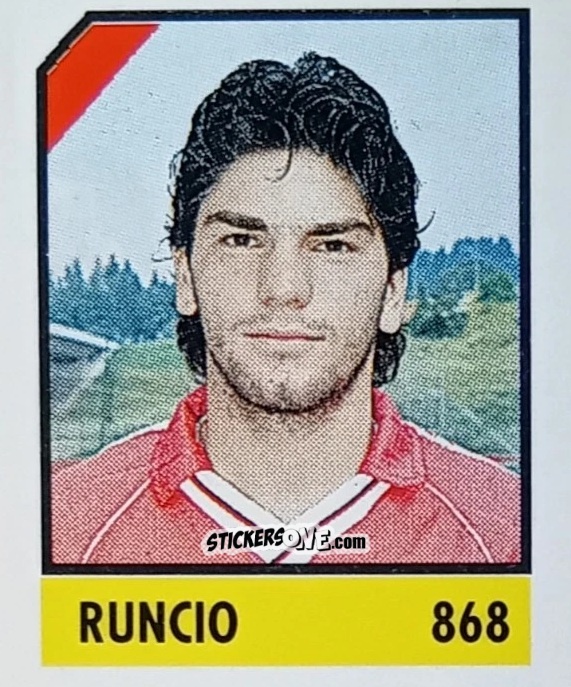 Sticker Runcio - Micro Calcio Campionato 1990-1991 n. 868 - Vallardi