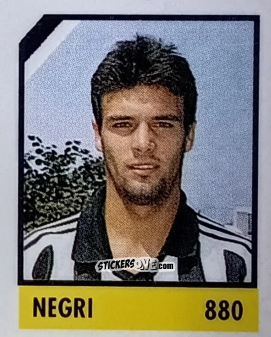 Cromo Negri - Micro Calcio Campionato 1990-1991 n. 880 - Vallardi