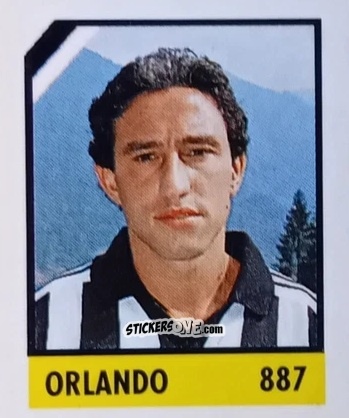 Sticker Orlando An. - Micro Calcio Campionato 1990-1991 n. 887 - Vallardi