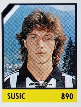 Sticker Susic - Micro Calcio Campionato 1990-1991 n. 890 - Vallardi
