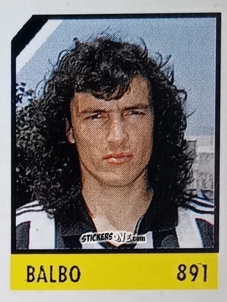 Figurina Balbo - Micro Calcio Campionato 1990-1991 n. 891 - Vallardi