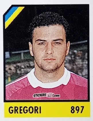 Sticker Gregori - Micro Calcio Campionato 1990-1991 n. 897 - Vallardi