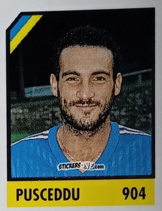 Sticker Pusceddu - Micro Calcio Campionato 1990-1991 n. 904 - Vallardi