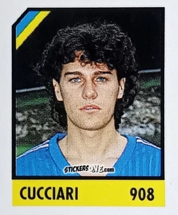 Sticker Cucciari - Micro Calcio Campionato 1990-1991 n. 908 - Vallardi