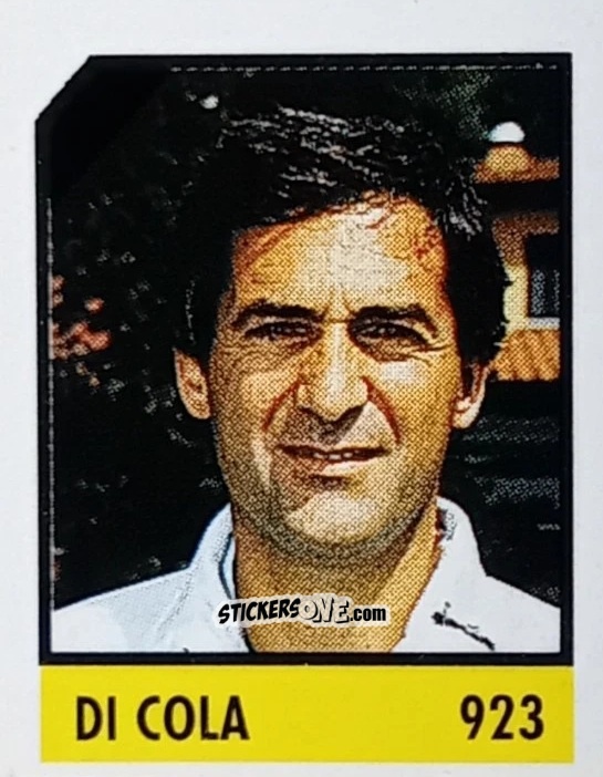 Figurina Di Cola - Micro Calcio Campionato 1990-1991 n. 923 - Vallardi