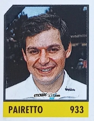 Figurina Pairetto - Micro Calcio Campionato 1990-1991 n. 933 - Vallardi