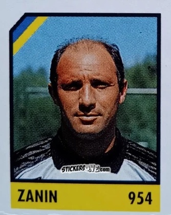 Sticker Zanin - Micro Calcio Campionato 1990-1991 n. 954 - Vallardi