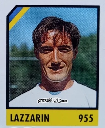 Sticker Lazzarin - Micro Calcio Campionato 1990-1991 n. 955 - Vallardi