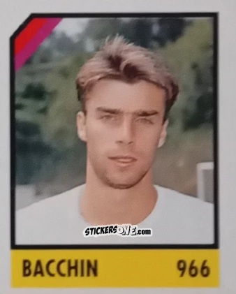 Cromo Bacchin - Micro Calcio Campionato 1990-1991 n. 966 - Vallardi
