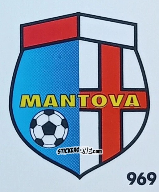Sticker Stemma Mantova - Micro Calcio Campionato 1990-1991 n. 969 - Vallardi
