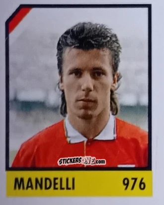 Sticker Mandelli - Micro Calcio Campionato 1990-1991 n. 976 - Vallardi