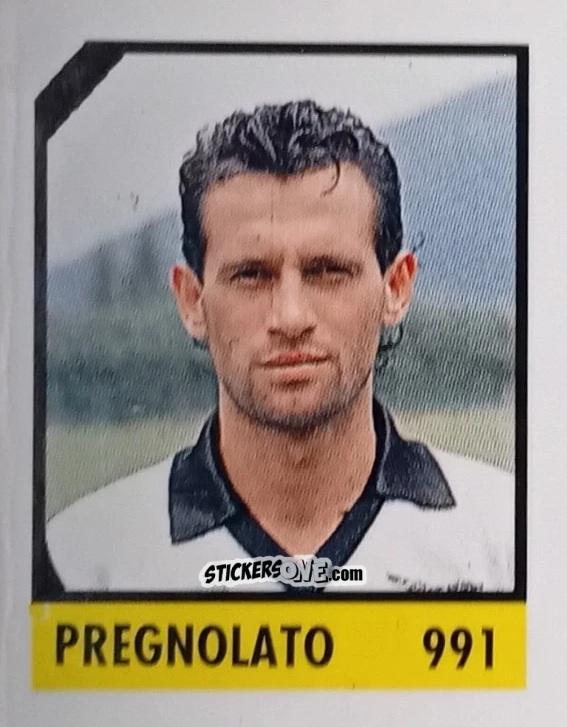 Sticker Pregnolato - Micro Calcio Campionato 1990-1991 n. 991 - Vallardi