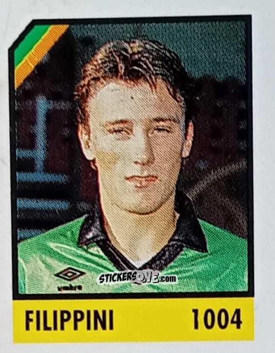 Sticker Filippini - Micro Calcio Campionato 1990-1991 n. 1004 - Vallardi