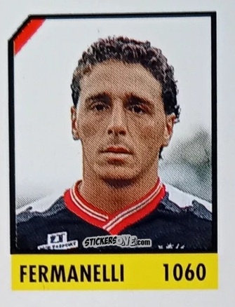 Sticker Fermanelli - Micro Calcio Campionato 1990-1991 n. 1060 - Vallardi