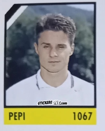 Sticker Pepi - Micro Calcio Campionato 1990-1991 n. 1067 - Vallardi