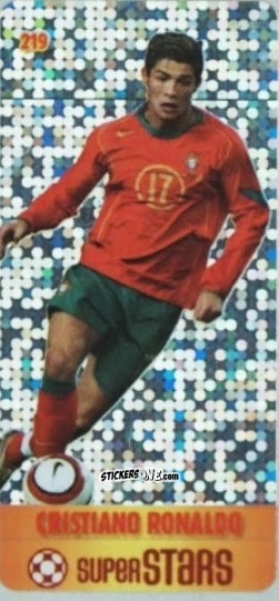 Figurina Cristiano Ronaldo - Football Superstars 2006 n. 219 - Panini