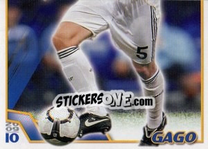 Cromo Gago (Mosaico) - Real Madrid 2009-2010 n. 57 - Panini