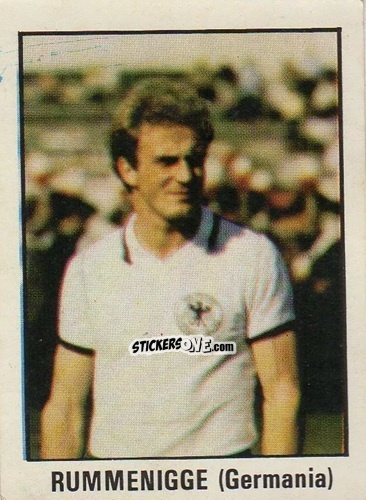 Sticker Rummenigge - Calcio Flash 1982 n. 11 - Edizioni Flash
